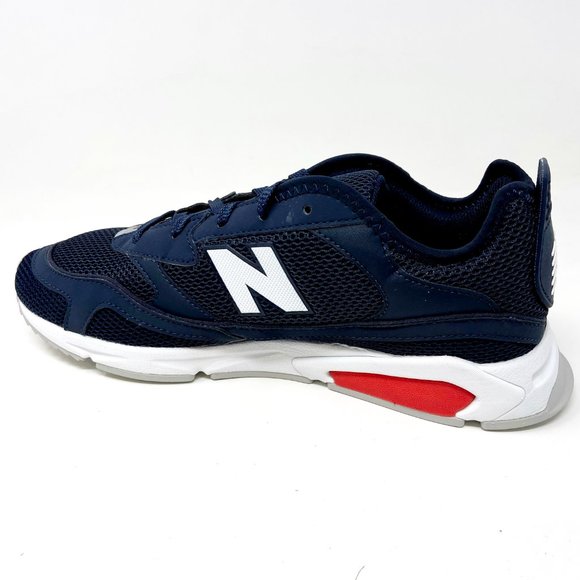 New Balance X-Racer Navy White Red Abzorb Mens Casual Sneakers MSXRCJL - Picture 3 of 5